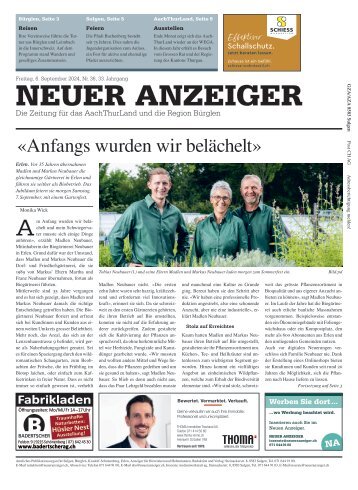 Neuer Anzeiger 6. September 2024