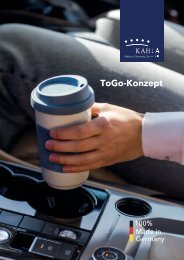 KAHLA Werbemittel - ToGo-Konzept 2024