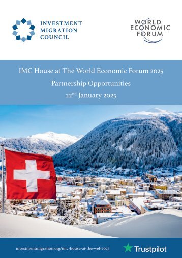 IMC House at The World Economic Forum 2025 Partnership Brochure