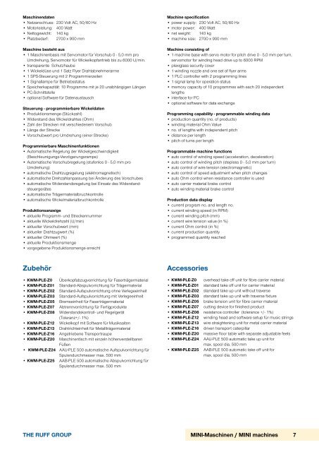 Modell KWM-PLE - Stator Service Polska