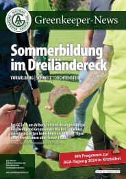 AGA-Greenkeeper-News | Ausgabe Nr. 91