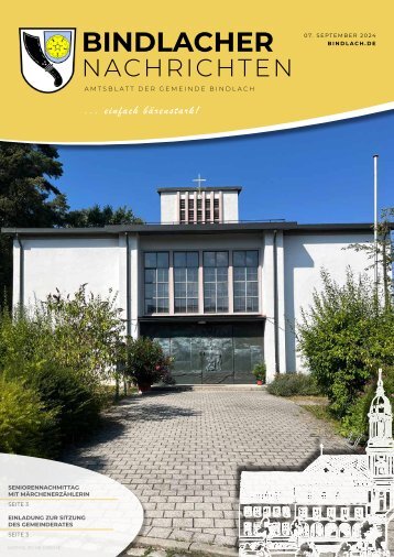 Bindlacher Nachrichten Ausgabe 07.09.2024