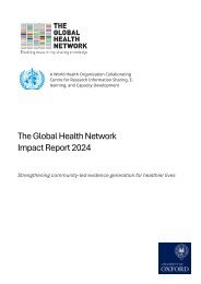 The Global Health Network Impact Report 2024