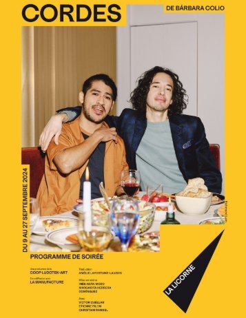 Programme de soirée - Cordes
