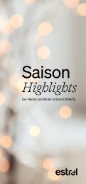 Saison Highlights - Der Herbst & Winter 2024 im Estrel Berlin