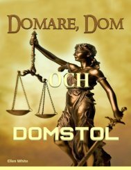 Domare, Dom och Domstol