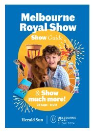 2024 Melbourne Royal Show Guide