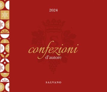 Catalogo Confezioni d'Autore Salvano 2024