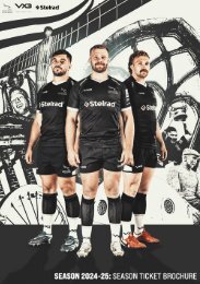 2024/25 Newcastle Falcons season ticket guide