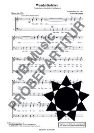 Wanderliedchen (für Männerchor TTB und Gemischten Chor SAM)