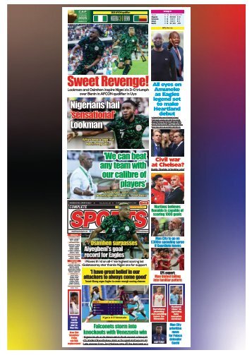 COMPLETE SPORTS - SUNDAY, SEPT 8, 2024