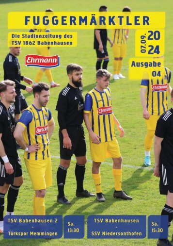 20240907 Fuggermärktler TSV 1862 Babenhausen – SSV Niedersonthofen