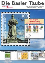 Basler Taube vom September / Oktober 2024