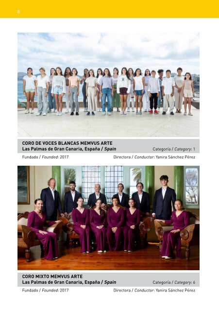 Sing For Gold 2024 - Participating Choirs