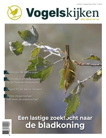 Vogelskijken magazine editie 4 - 2024 inkijkexemplaar