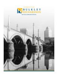 Bulkley Richardson Firm Overview