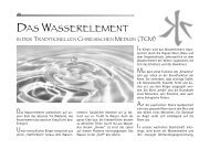 Das Wasserelement (bitte anklicken) - Tao Healing Institut