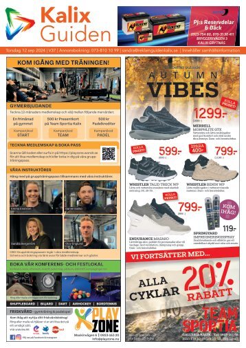 KalixGuiden vecka 37, 2024