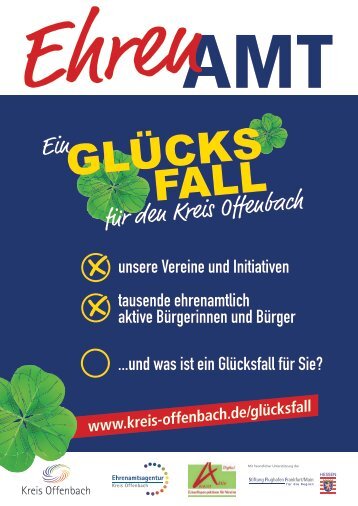 Glücksfall Ehrenamt Kreis Offenbach
