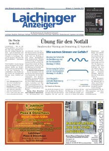 11.09.2024 Laichinger Anzeiger