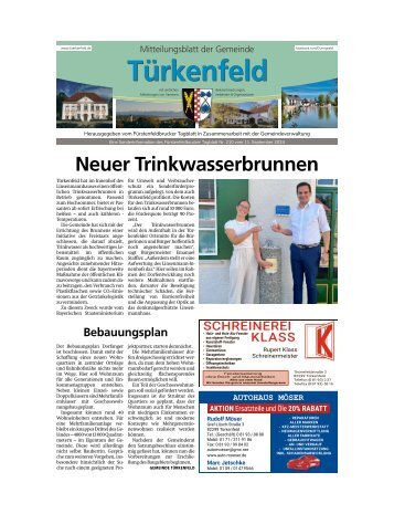 Mitteilungsblatt der Gemeinde Türkenfeld | September 2024