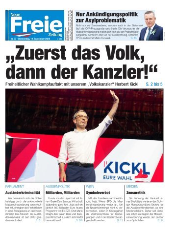 „Zuerst das Volk, dann der Kanzler!“
