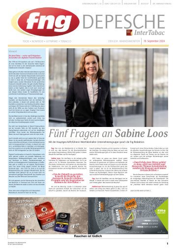 fng Depesche zur InterTabac 2024