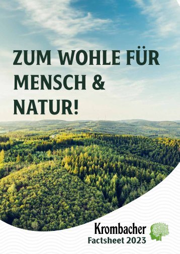 Krombacher Factsheet 2023