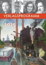 Verlagsprogramm des Deutschen Kulturforums östliches Europa 2025