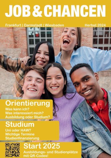 JOB & CHANCEN Frankfurt/Darmstadt/Wiesbaden Herbst-Ausgabe