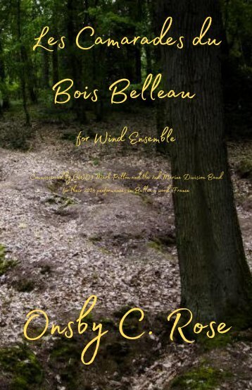Les Camarades Du Bois Belleau - Score