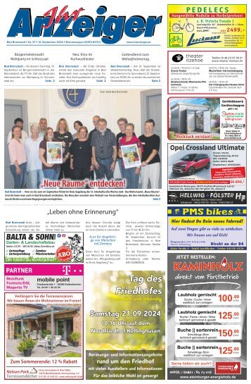 Ihr Anzeiger Bad Bramstedt 37 2024