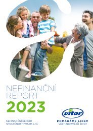 Nefinanční report za rok 2023 - VITAR, s.r.o.