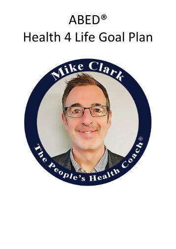 ABED Health 4 Life® Goal Planner