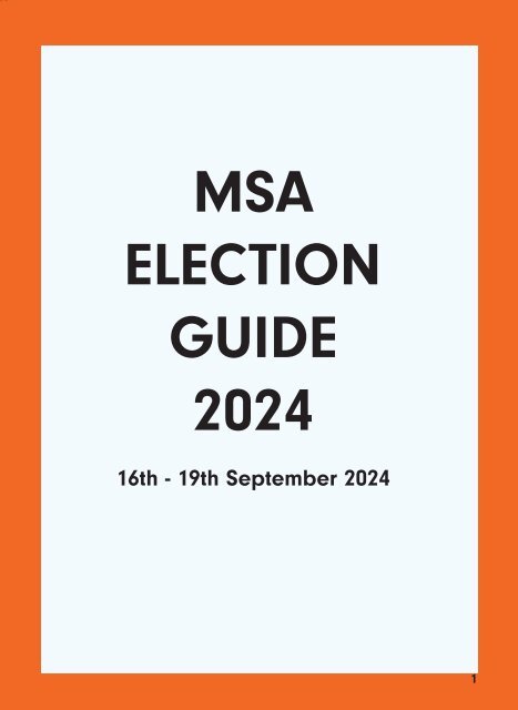 Election guide 2024