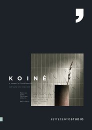 SETTECENTOSTUDIO - Catalogo Koine - Cloud
