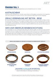 Produktbeschreibung ÖNORM TEIL 1