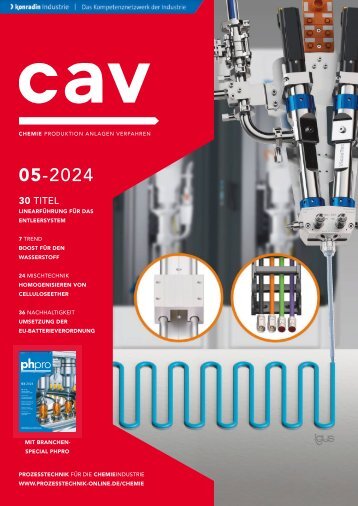 cav – Prozesstechnik für die Chemieindustrie 05.2024