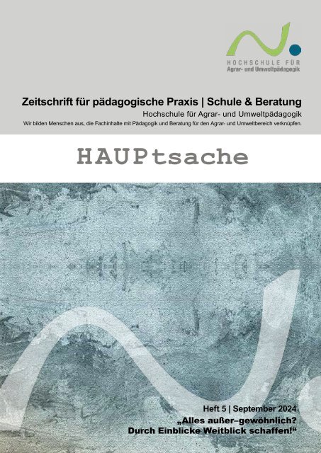 HAUPtsache - Heft 5