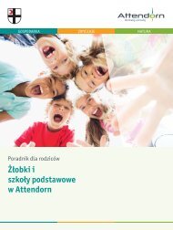 Broschuere Kindertageseinrichtungen und Grundschulen in Attendorn POLNISCH
