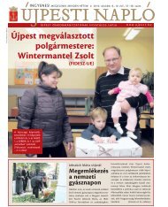 Újpest megválasztott polgármestere: Wintermantel Zsolt