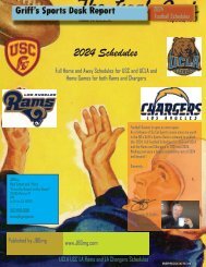 Griffs Sports Desk So Cal Football Schedules 2024 
