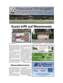 Moorenweiser Mitteilungsblatt | September 2024