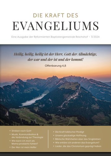 Die Kraft des Evangeliums 3/2024