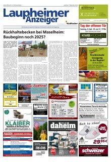 07.09.2024 Laupheimer Anzeiger