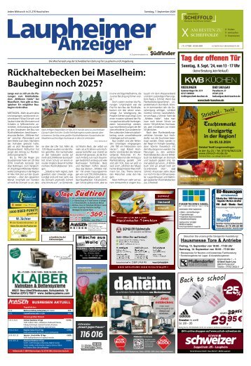 07.09.2024 Laupheimer Anzeiger