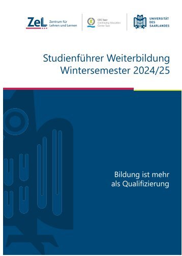 Studienführer Weiterbildung Wintersemester 2024/2025