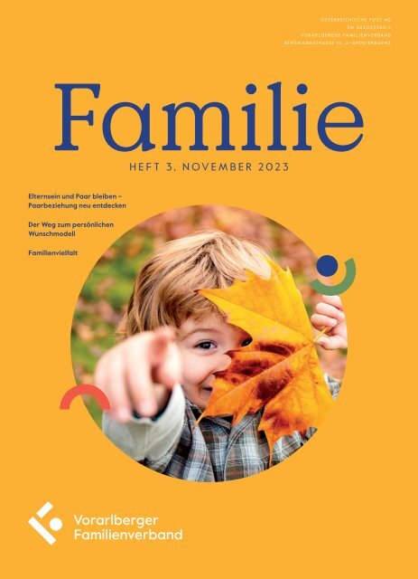 Zeitschrift Familie Herbst 2023