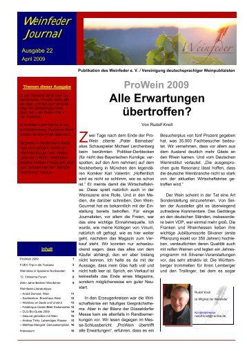 Weinfeder Journal 22