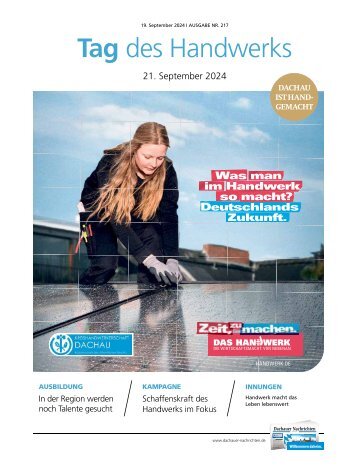 Tag des Handwerks Dachau | September 2024
